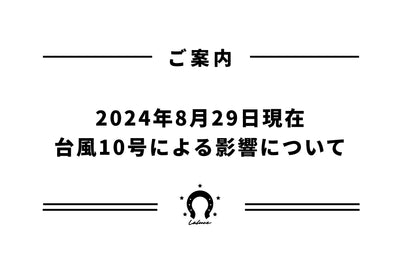 台風10号に伴う荷物のお届けへの影響について【2024年8月29日 14時現在】