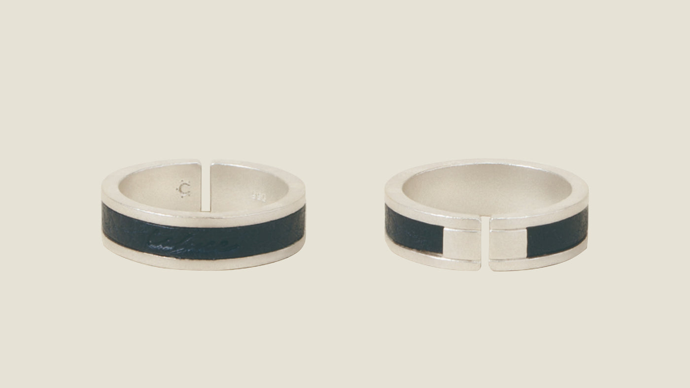 가죽 반지 ( Silver950 )