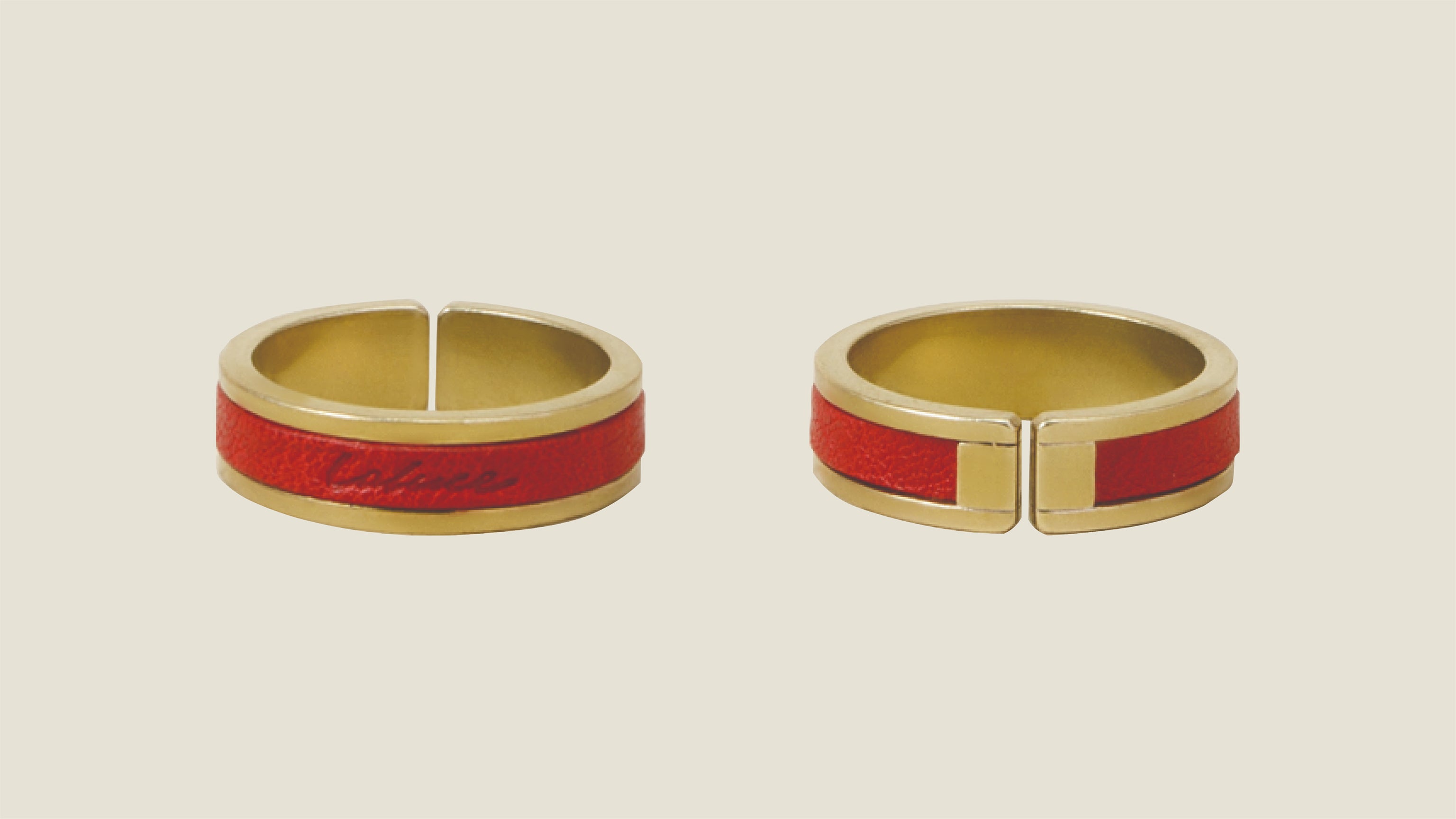 가죽 반지 ( Brass )