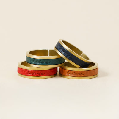 가죽 반지 ( Brass )